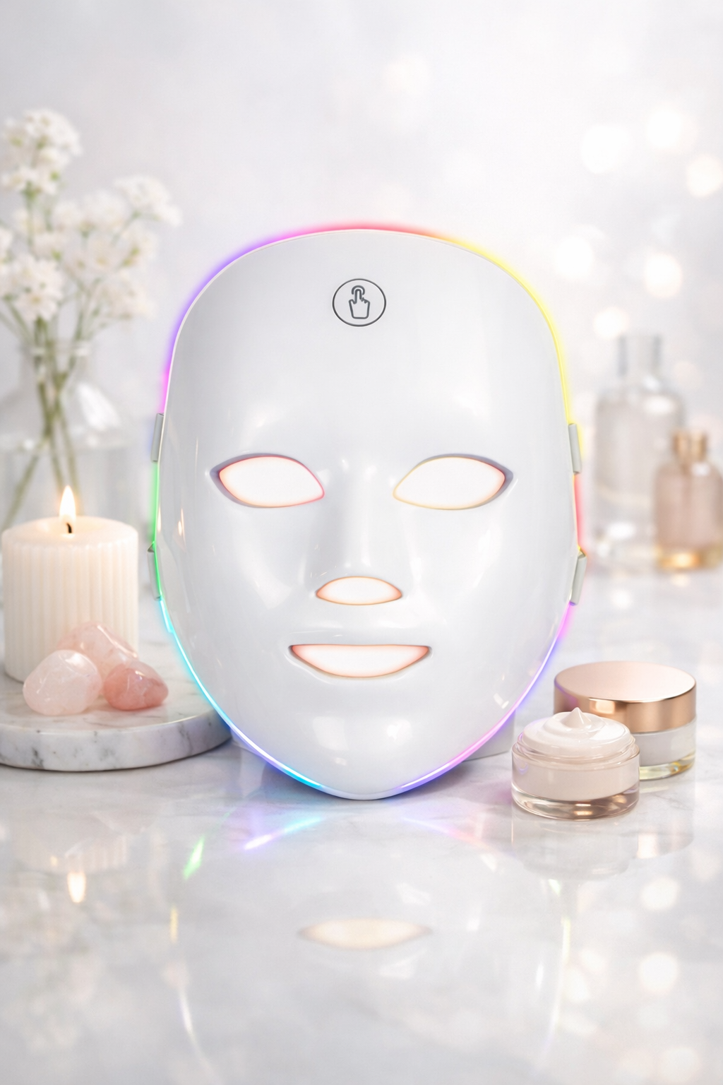 LED-Photonen-Gesichts- und Halsverjüngungs maske